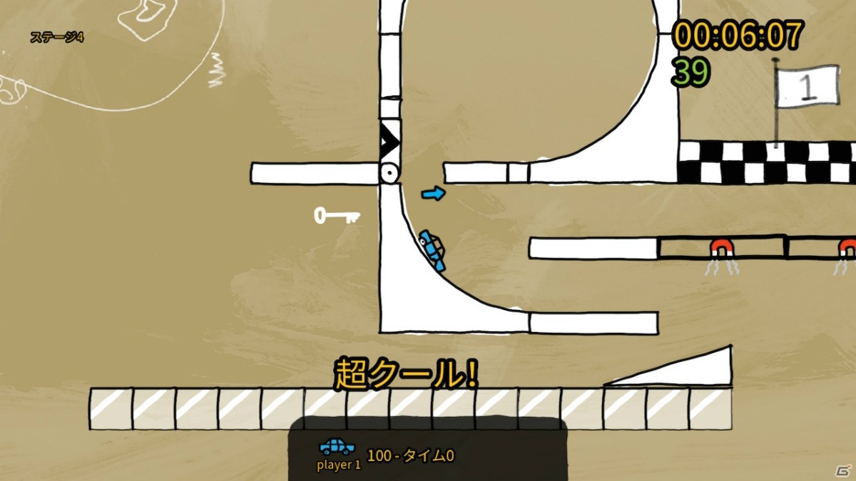 スケッチブックで遊ぶハチャメチャなドライビングゲーム「スケッチブックレーシング」がSwitch向けに12月に配信！の画像3