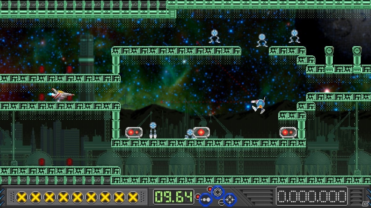 Switch「ツクールシリーズ ステオス -雇われ砲撃手の哀愁歌-」が発売！二足歩行の砲台を操る横スクロールシューティング風ACTの画像2