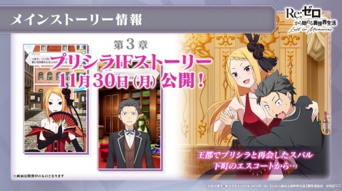 「リゼロス」第3章のプリシラIFストーリー、クリスマスイベントの情報が公開！の画像2