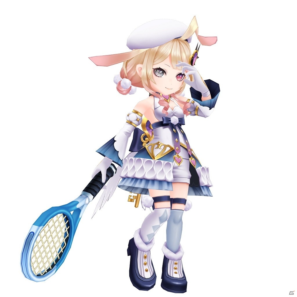 「白猫テニス」Xmas衣装のルチア（CV：悠木 碧）とジーク（CV：市川 蒼）、サテラ（CV：伊藤 かな恵）が登場！の画像5