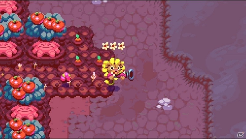 PS4/Switch版「Atomicrops」プレイアブルキャラクター「ダンディリオン」「タイム」が登場！強力な新武器も追加の画像2