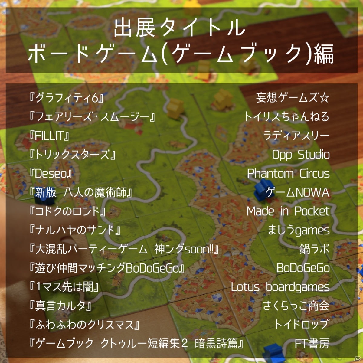 インディーデジタルゲームとボードゲームの展示・即売会「INDIE GAME MIX」が大阪・MORINOMIYA RPGにて開催決定！の画像3