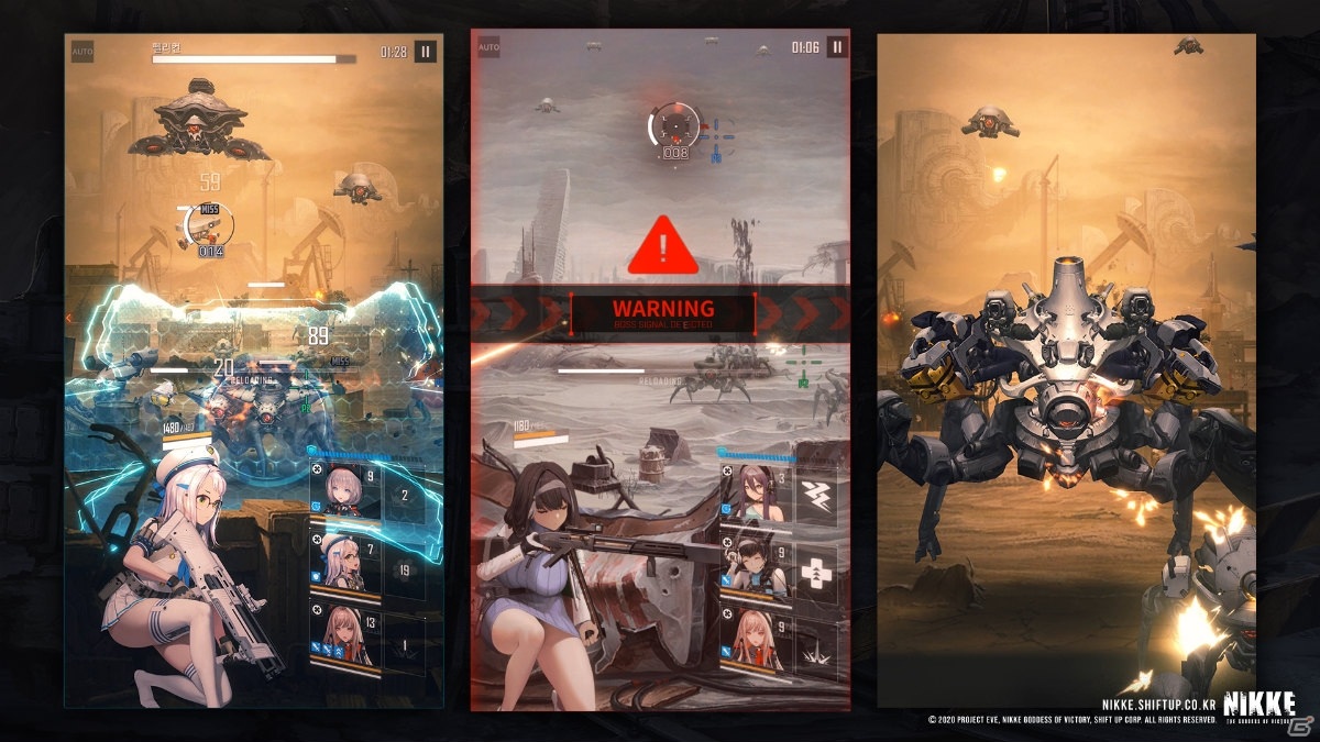 「デスティニーチャイルド」を手掛けたSHIFT UPの新作アプリ「プロジェクト：NIKKE」のゲームプレイ映像が公開！の画像4