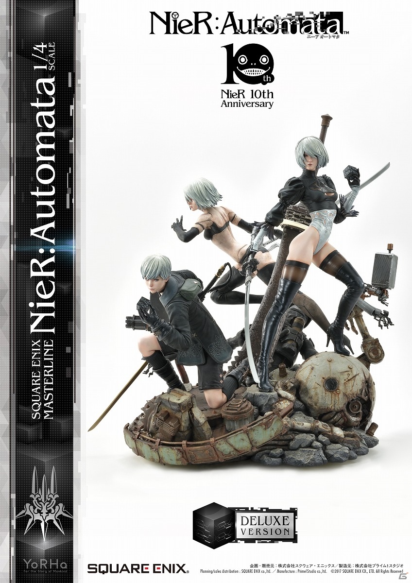 「NieR:Automata」の世界感を纏め上げたハイエンドコレクタブルスタチューが発売決定！の画像108