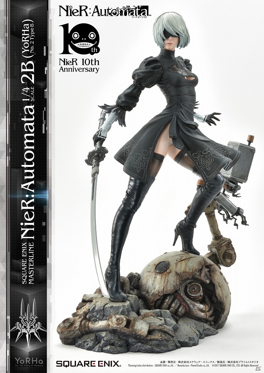「NieR:Automata」の世界感を纏め上げたハイエンドコレクタブルスタチューが発売決定！の画像72