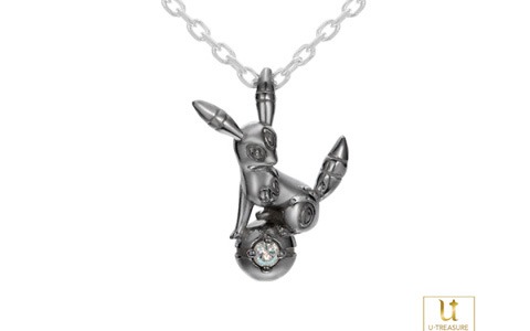 「ポケットモンスター」よりブラッキーがモチーフのネックレスにブラックバージョンが登場！耳やしっぽを立体的に再現
