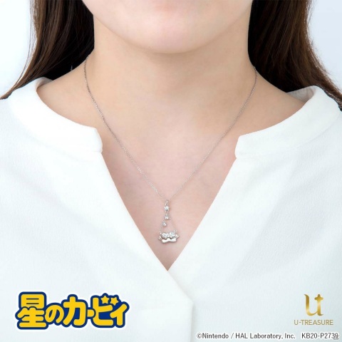 星に乗って仲良くお散歩しているカービィとワドルディをモチーフにしたネックレスの予約受付が開始！の画像2