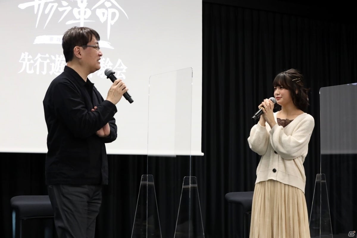 「サクラ革命 ～華咲く乙女たち～」田中公平氏、岸本萌佳さんも登壇した先行プレイ体験会のレポートが到着！の画像10