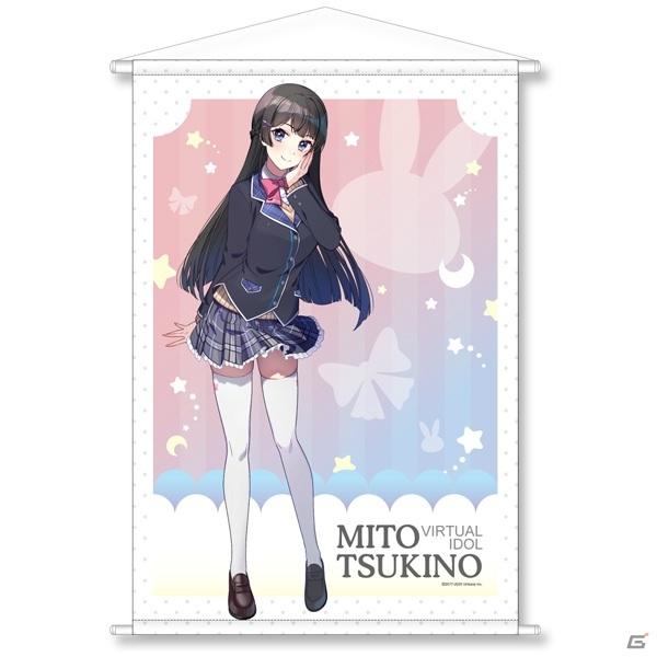 「カプとれ」とにじさんじ・月ノ美兎さんのコラボグッズが公開！通常服verと冬服verイラストを使用したタペストリーなどがラインナップの画像2