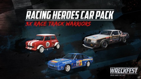 「Wreckfest」に新たな車両のRavenやStellar、Speedieを追加する有料DLC「Racing Heroes Car Pack」が発売！の画像1
