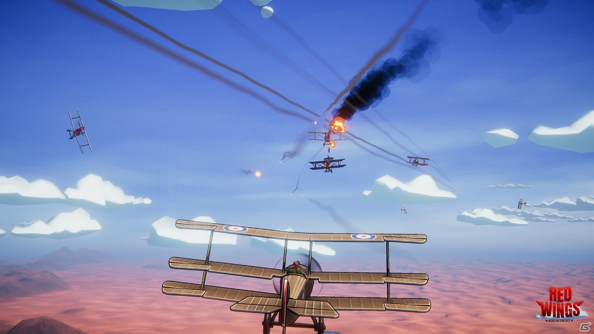 第一次世界大戦の戦闘機を操縦するアーケードアクションゲーム「レッドウィングス：大空のエースたち」が12月17日にSwitchで配信！の画像12