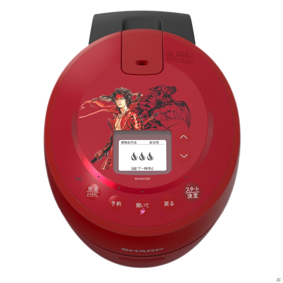「戦国BASARA」から真田幸村イメージカラーの「SHARP ヘルシオ ホットクック」が登場！予約受付が開始の画像2