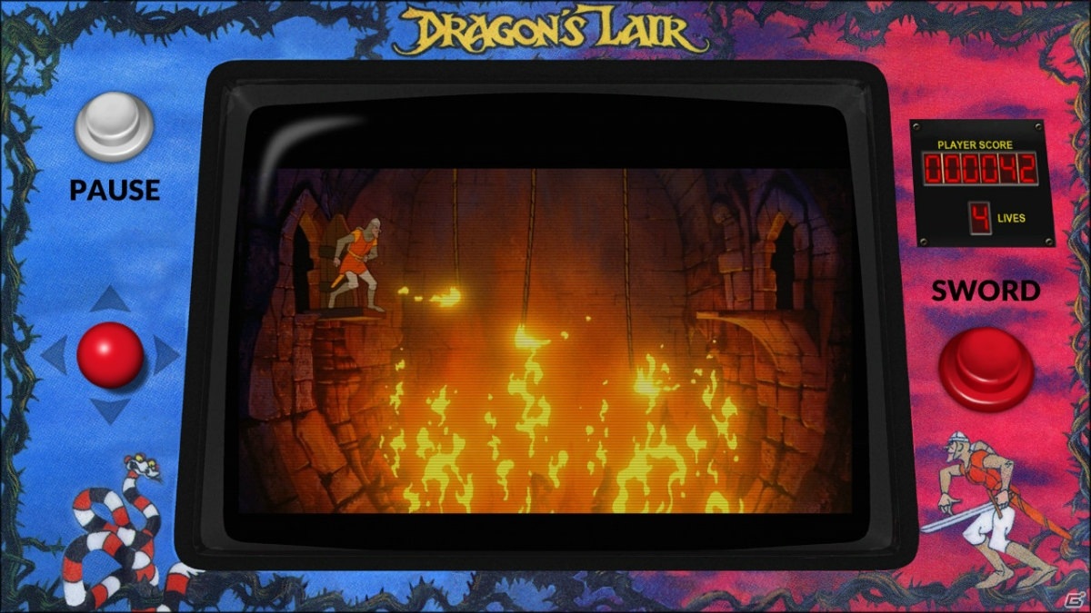 レーザーディスクゲーム「ドラゴンズレア」がPS4/Switchで復活！懐かし
