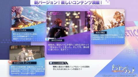 「コード：ドラゴンブラッド」限定挑戦「サークルBOSS戦」や新戦場「栄光の軍団」など新コンテンツ情報が公開！の画像1