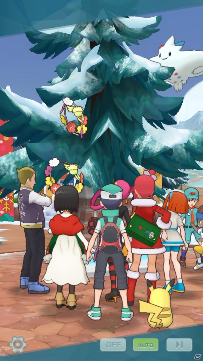 「ポケモンマスターズ EX」にクリスマス衣装の「フウロ＆トゲキッス」と「エリカ＆キュワワー」が登場！の画像5