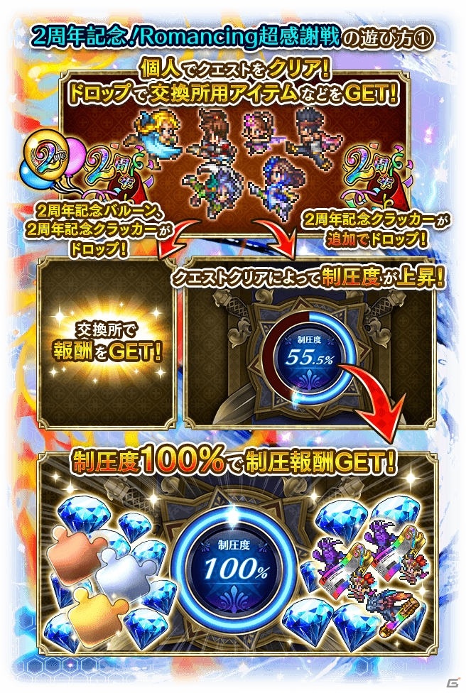 「ロマンシング サガ リ・ユニバース」にて「2周年記念聖なる世界塔へ！第2弾」が開催！の画像20