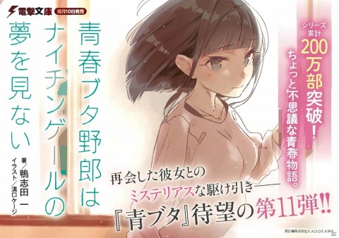 電撃文庫「青春ブタ野郎」シリーズ累計200万部突破！全国一部書店