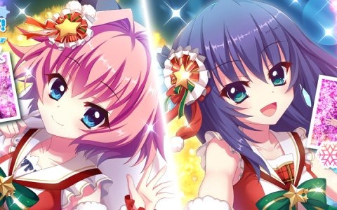 「Re:ステージ！プリズムステップ」サンタ衣装をまとった柊かえ＆本城香澄と、クリスマスデートをする市杵島瑞葉＆長谷川みいが登場！