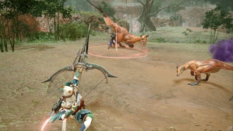 「モンスターハンターライズ」弓、双剣の紹介映像が解禁！弓にはスタミナ急速回復アクション、双剣にはクナイを使った新アクションが登場の画像2