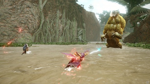 「モンスターハンターライズ」弓、双剣の紹介映像が解禁！弓にはスタミナ急速回復アクション、双剣にはクナイを使った新アクションが登場の画像9