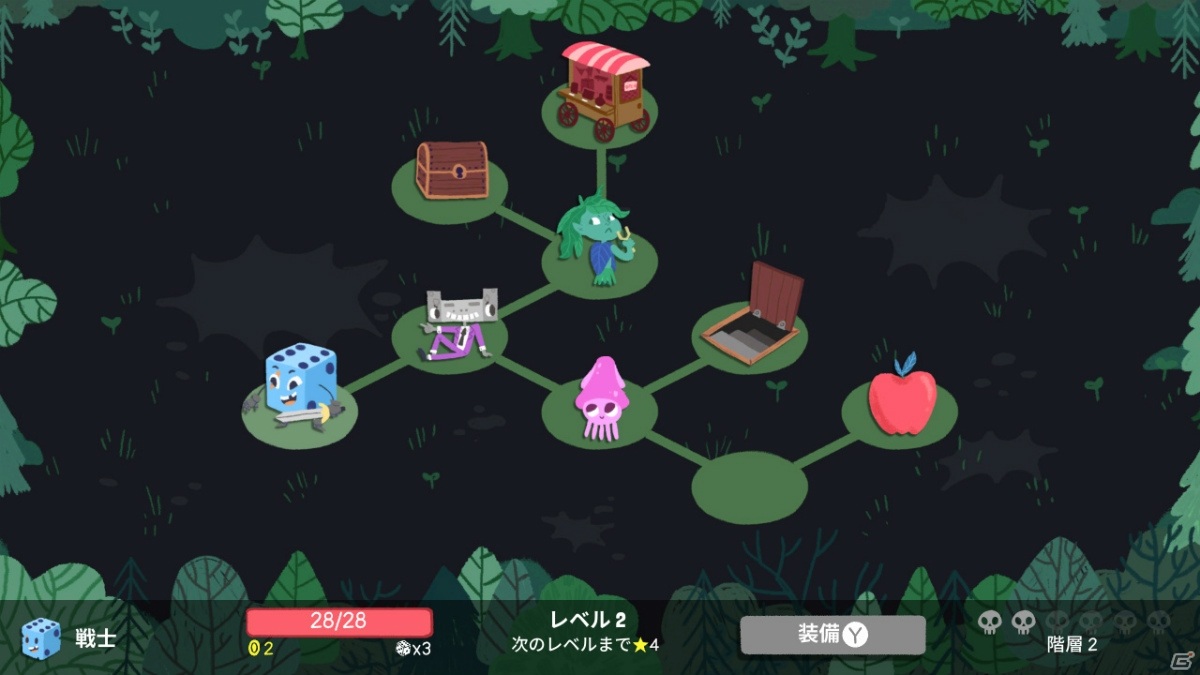 デッキ構築バトルでランダム生成ダンジョンを攻略するストラテジーゲーム「Dicey Dungeons」がSwitchで配信！の画像4