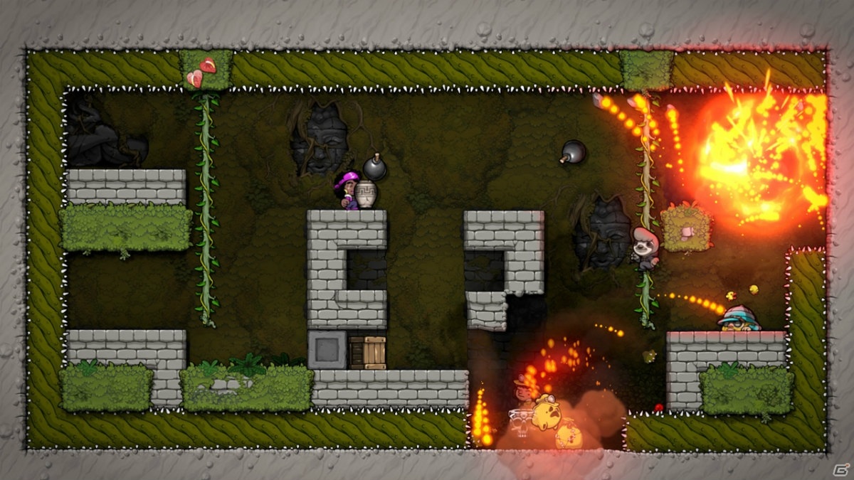 手応えのある2Dプラットフォームアクションゲーム「Spelunky 2」が2021年にPS4/Switchで発売！の画像3
