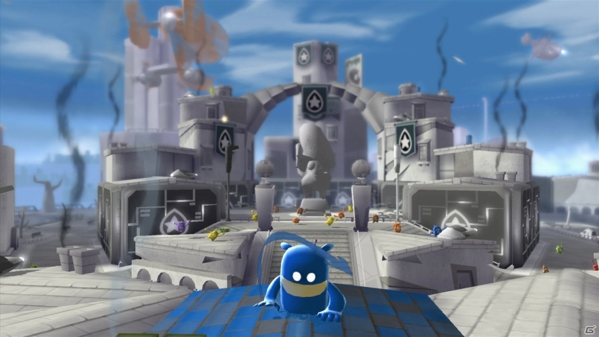 PS4版「ブロブ カラフルなきぼう リターンズ（de Blob 2）」が12月22日に発売！協力プレイも可能なぬりえアクションの画像2