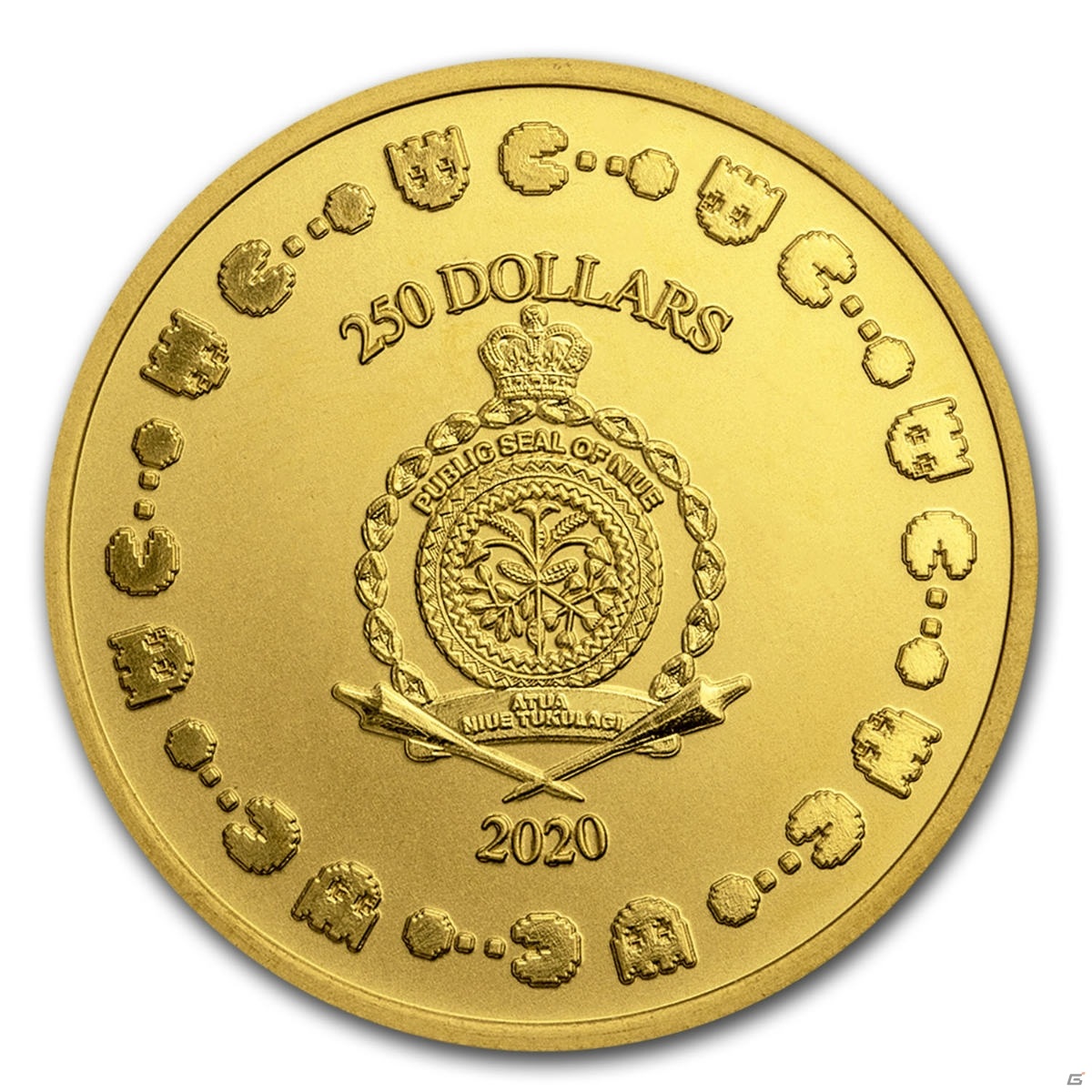 「パックマン40周年記念コイン」が登場！250ドル金貨と2ドル銀貨、2ドルカラー銀貨の3種がラインナップの画像2