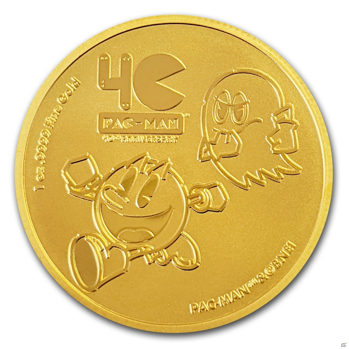 「パックマン40周年記念コイン」が登場！250ドル金貨と2ドル銀貨、2ドルカラー銀貨の3種がラインナップの画像3