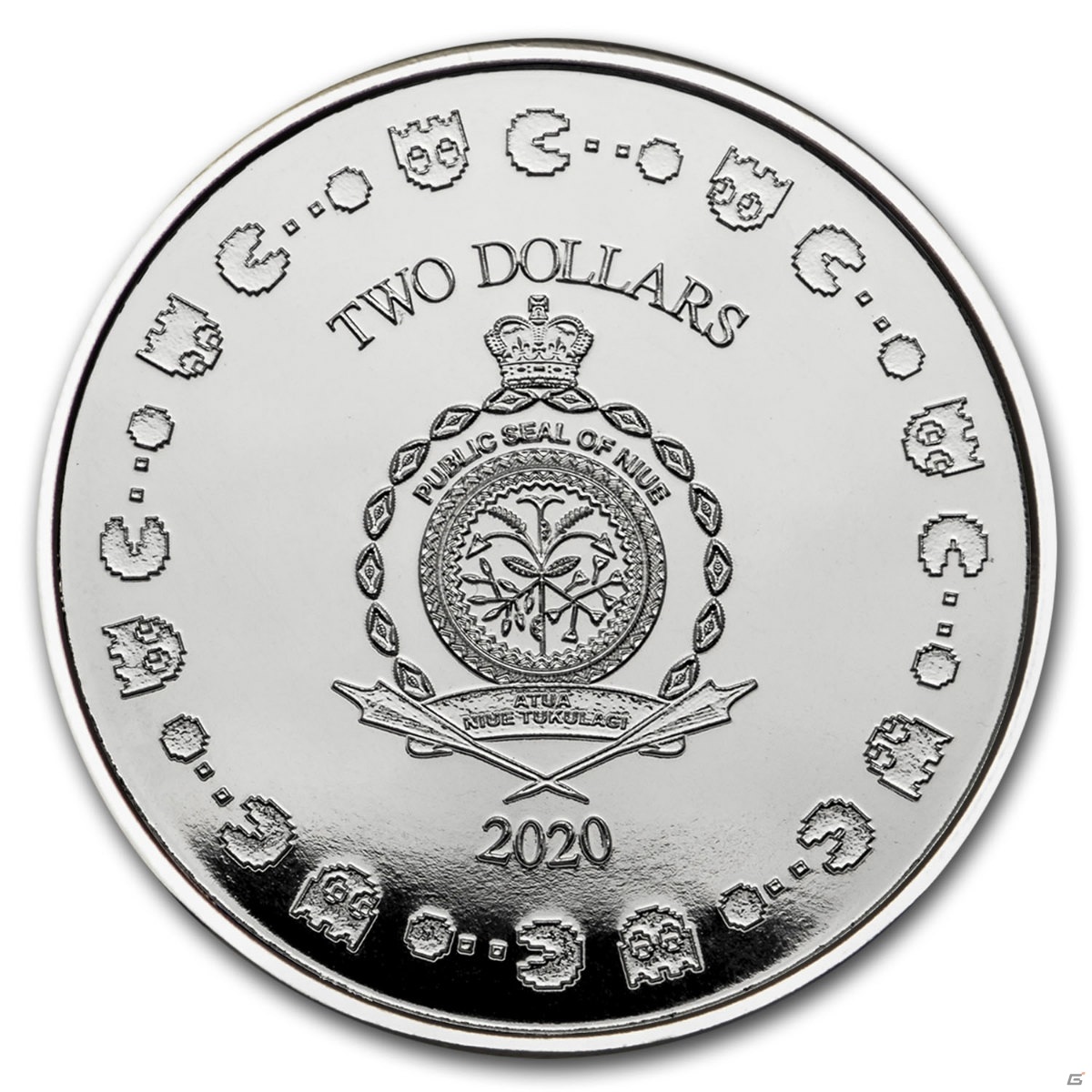 「パックマン40周年記念コイン」が登場！250ドル金貨と2ドル銀貨、2ドルカラー銀貨の3種がラインナップの画像5