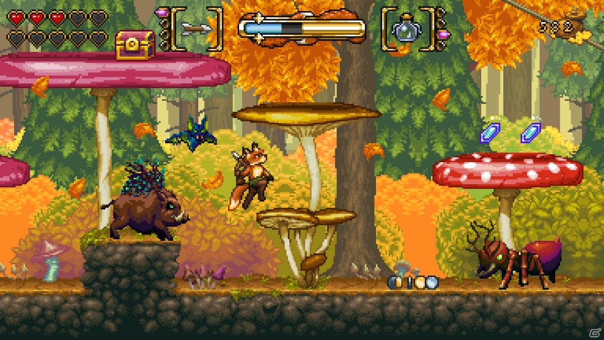 季節を変える力を持ったキツネのリックが繰り広げるACT「キセツのキツネ」がSwitch向けに12月24日配信！の画像2