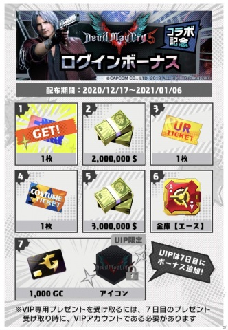 「A.I.M.$」にて「デビル メイ クライ 5」とのコラボイベントが開始！デビルハンター・ダンテが新ギャングとして登場の画像10