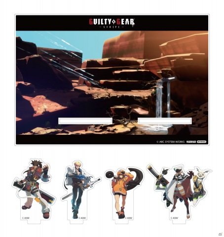 「GUILTY GEAR -STRIVE-」の店舗特典情報が公開！名残雪の描き下ろしイラストタペストリーやアクリルジオラマスタンドなどの画像5