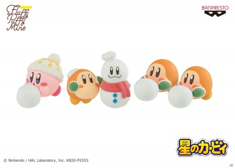 カービィとワドルディをふわふわの起毛素材で表現したフィギュアが登場！ゲームセンターのプライズとして12月22日より順次展開の画像2