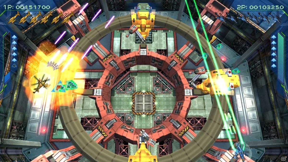 彩京の全方位スクロールSTG「ゼロガンナー2-」がSteamで発売！スコアアタック専用モードやオンラインランキングを搭載の画像4