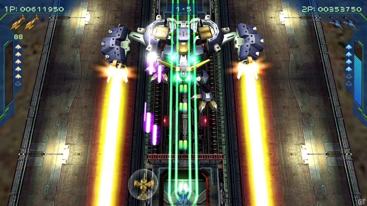 彩京の全方位スクロールSTG「ゼロガンナー2-」がSteamで発売！スコアアタック専用モードやオンラインランキングを搭載の画像7
