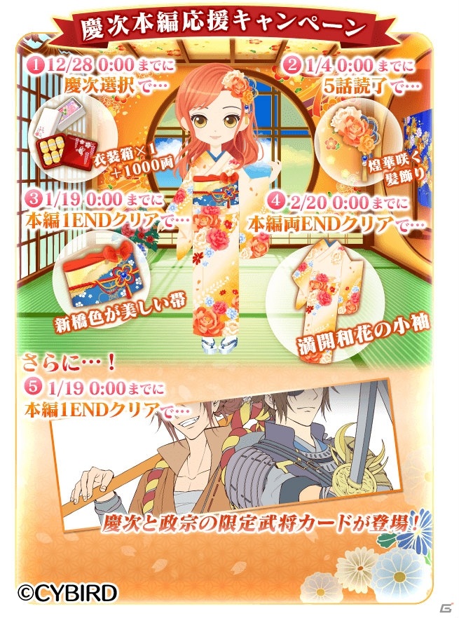 「イケメン戦国◆時をかける恋」前田慶次（CV：沢城千春）の本編ストーリーが配信！シチュエーションCDも発売決定の画像2