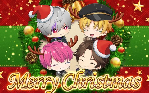 「千銃士:Rhodoknight」カサリステの4人を描いたクリスマスカードが公開！Twitterアイコン画像も配布