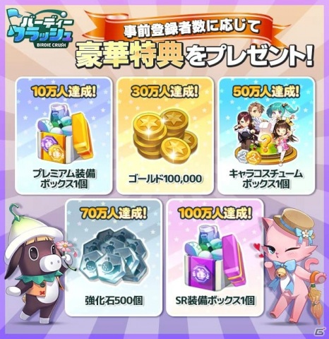手軽に楽しめるスマホ向けファンタジーゴルフゲーム「バーディークラッシュ」の事前登録が開始！の画像9
