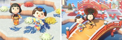 千總、「あつまれ どうぶつの森」にて“1555島”を公開―2021年の新作振袖マイデザインも登場の画像8