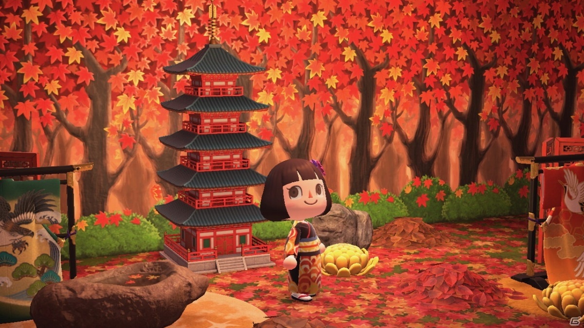千總、「あつまれ どうぶつの森」にて“1555島”を公開―2021年の新作振袖マイデザインも登場の画像3