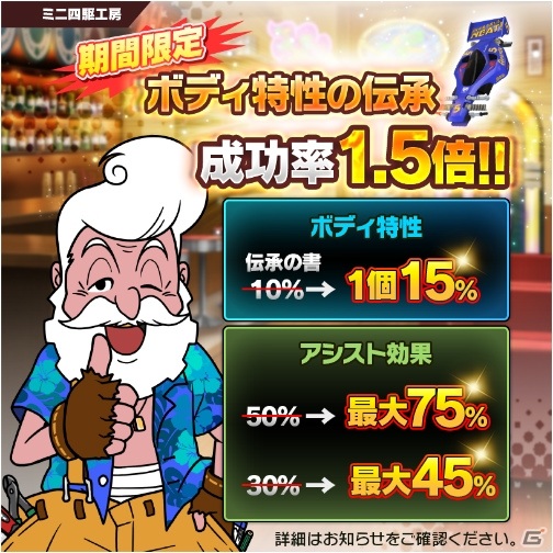 「ミニ四駆 超速グランプリ」最大180連分のガシャチケットを手に入れよう！1周年カウントダウンイベントが実施の画像3