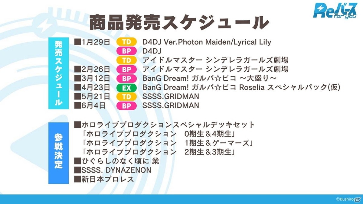 13周年を迎える「ヴァイスシュヴァルツ」に「ワールドトリガー」が参戦決定！「ブシロード戦略発表会2021冬」レポートの画像23