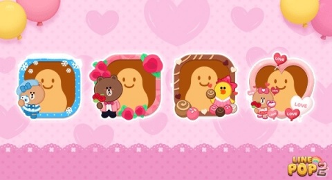 「LINE POP2」1,500万ダウンロード突破！新キャラクター「チョコ」がミニモンとして登場の画像4