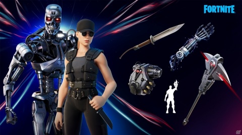 「フォートナイト」アイテムショップに「ターミネーター」シリーズよりサラ・コナーとT-800が登場!の画像1