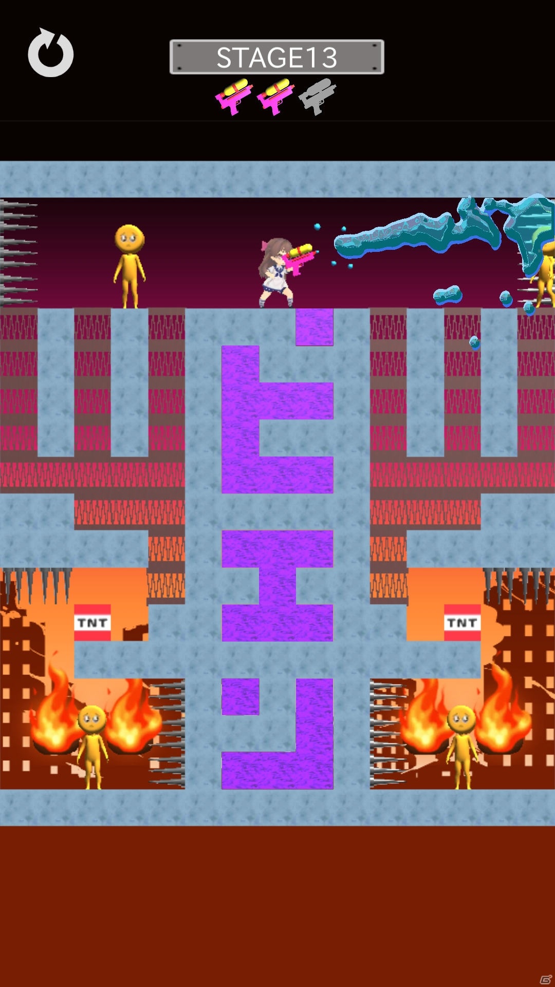 強力水鉄砲で“ぴえん”を洗い流すカジュアルアクション「炎上！ぴえん消防隊」がiOS/Android向けに配信！の画像4