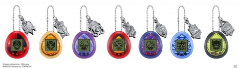 「ディズニー ツイステッドワンダーランド」のたまごっち「ツイステっち」が発売決定！本体デザインは7種で寮章チャームが付属の画像2