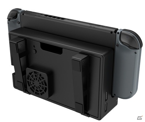 横置きスタンド機能も付いたSwitch用の冷却ファンがサイバーガジェットより登場の画像2