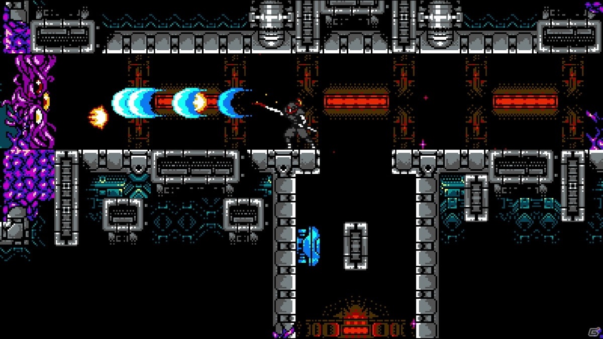 PS5/PS4/Switch「サイバーシャドウ」が発売！往年のアーケードゲームを彷彿させる2D忍者ACTゲームの画像3