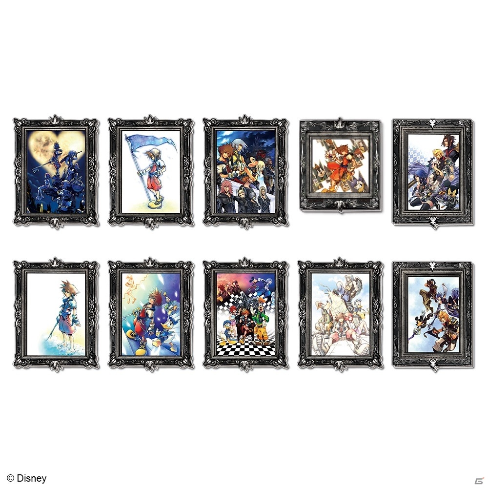 キングダム ハーツ」絵画のような立体感が特徴のアクリルマグネット